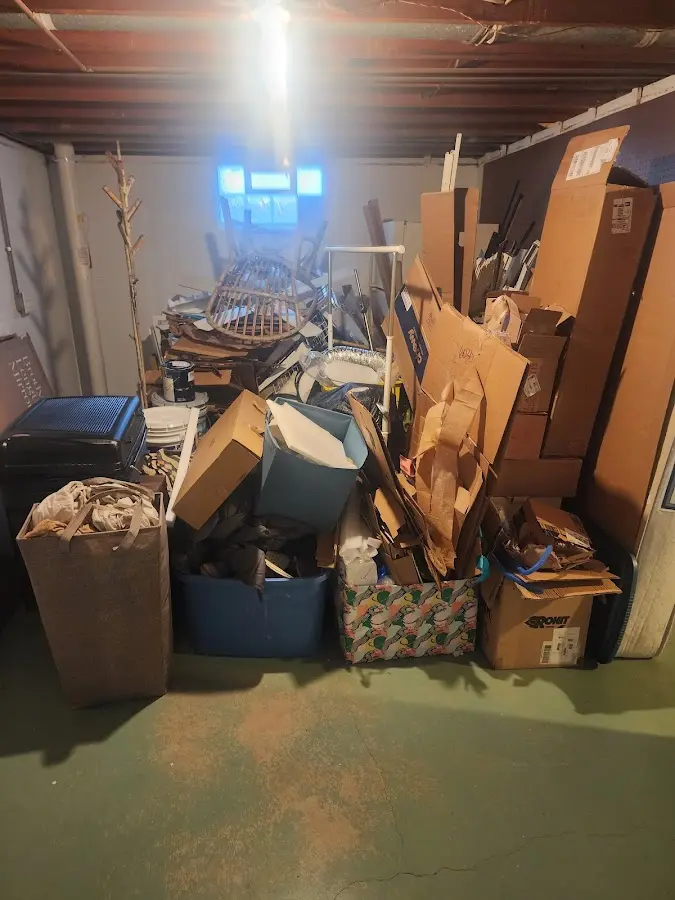 Roll-off dumpster container at job site for Yard Waste Dumpster Rental in Shreveport